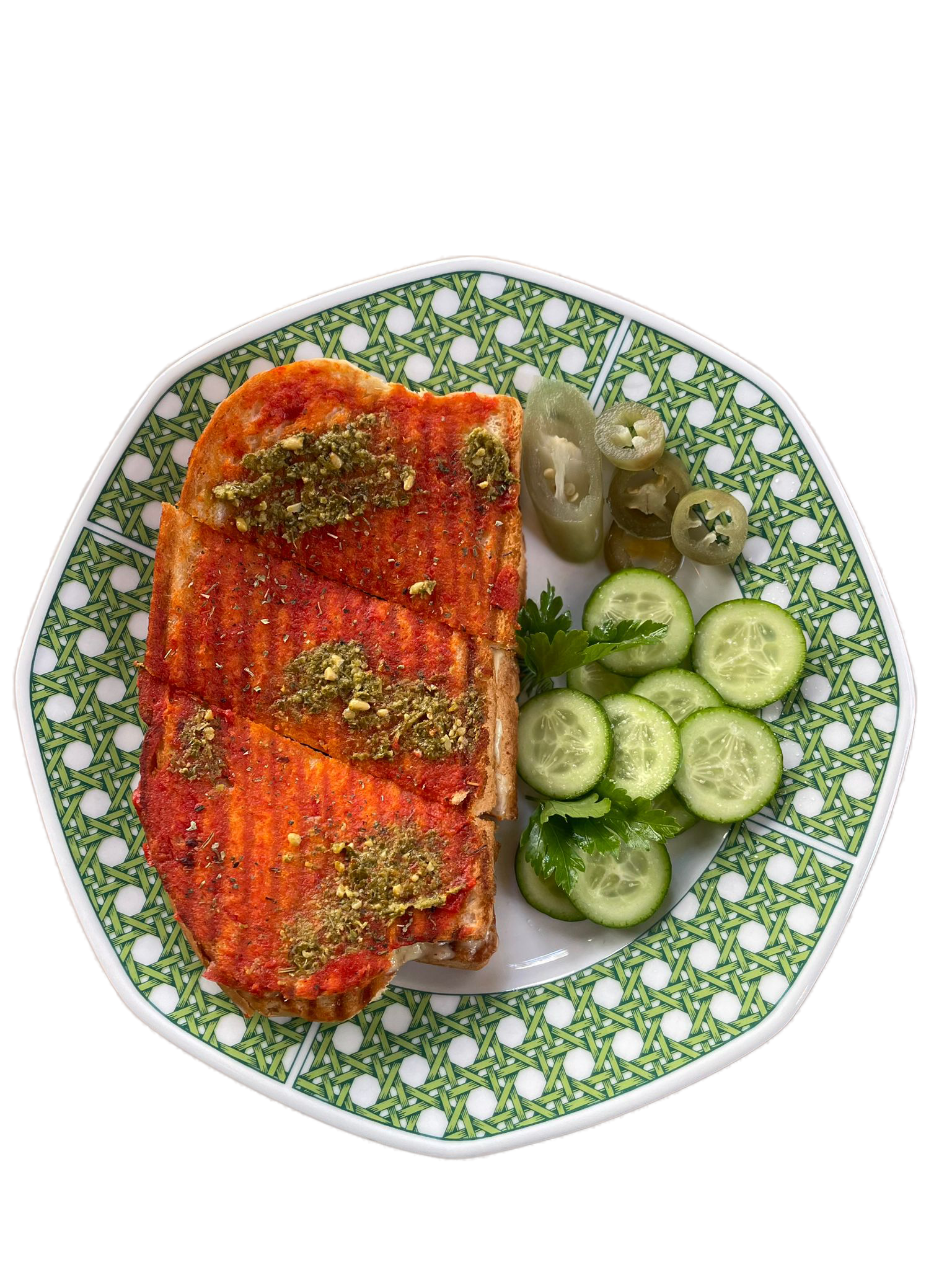 Fesleğenli Tost Tabağı