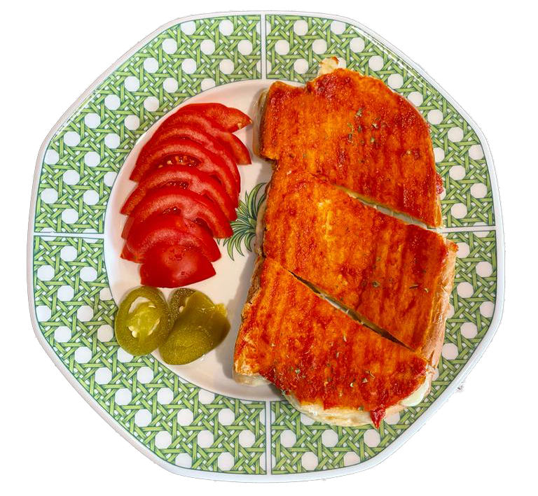 Sucuklu + Kaşarlı Tost Tabağı